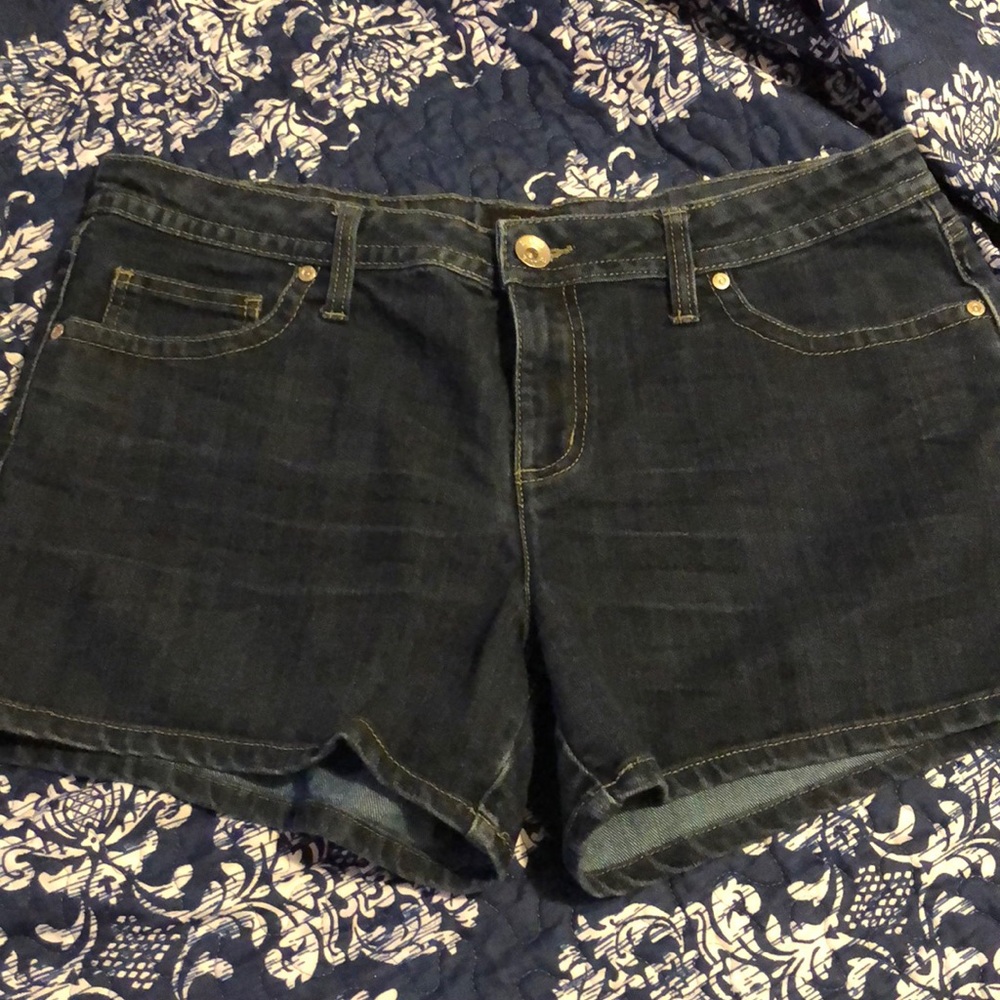Size 14 blue jean shorts
